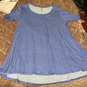 Light Blue Tunic Top